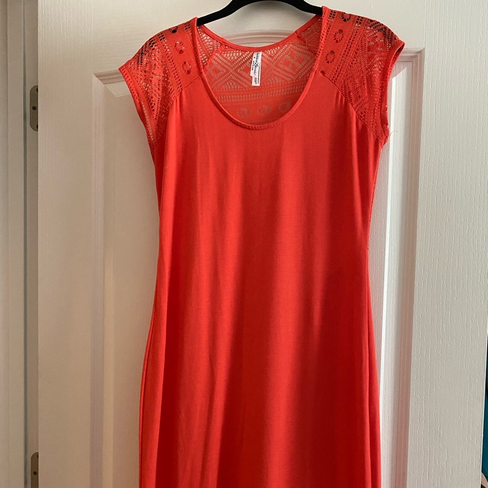 Coral Maxi Dress